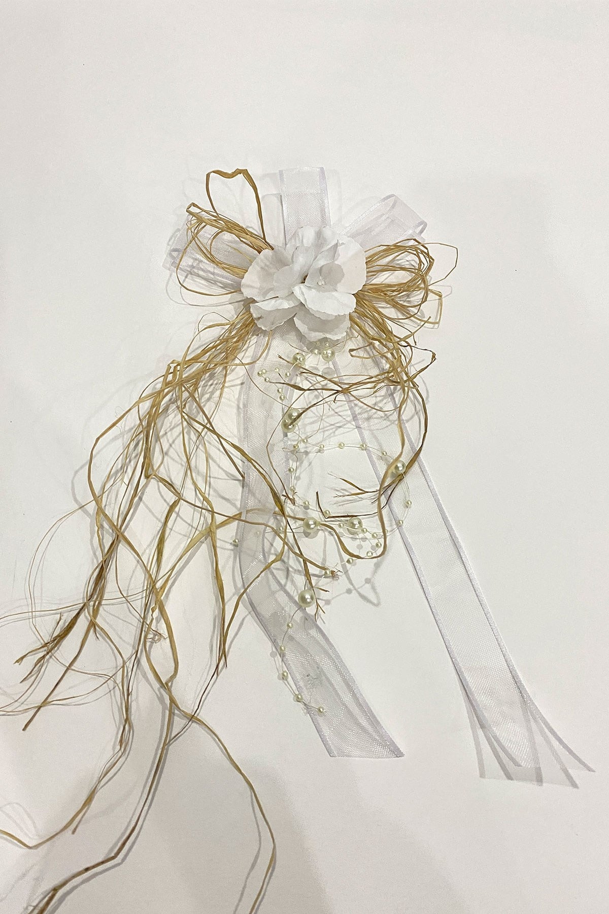 Straw Hydrangea Luggage Ornament Bundle Ornament 1 Piece