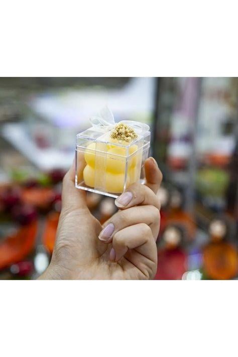Hediyelik Kare Mika Kutu 4x4x4 Cm- 20 Adet