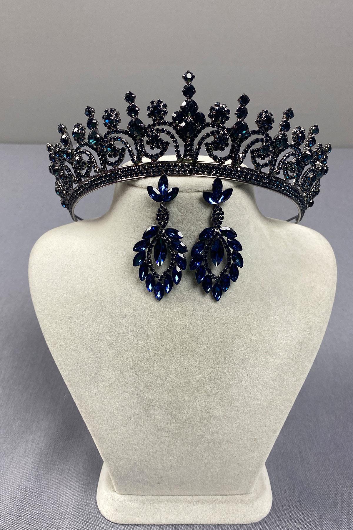 Hera Gelin Kına Tacı Ve Mekikli Küpesi