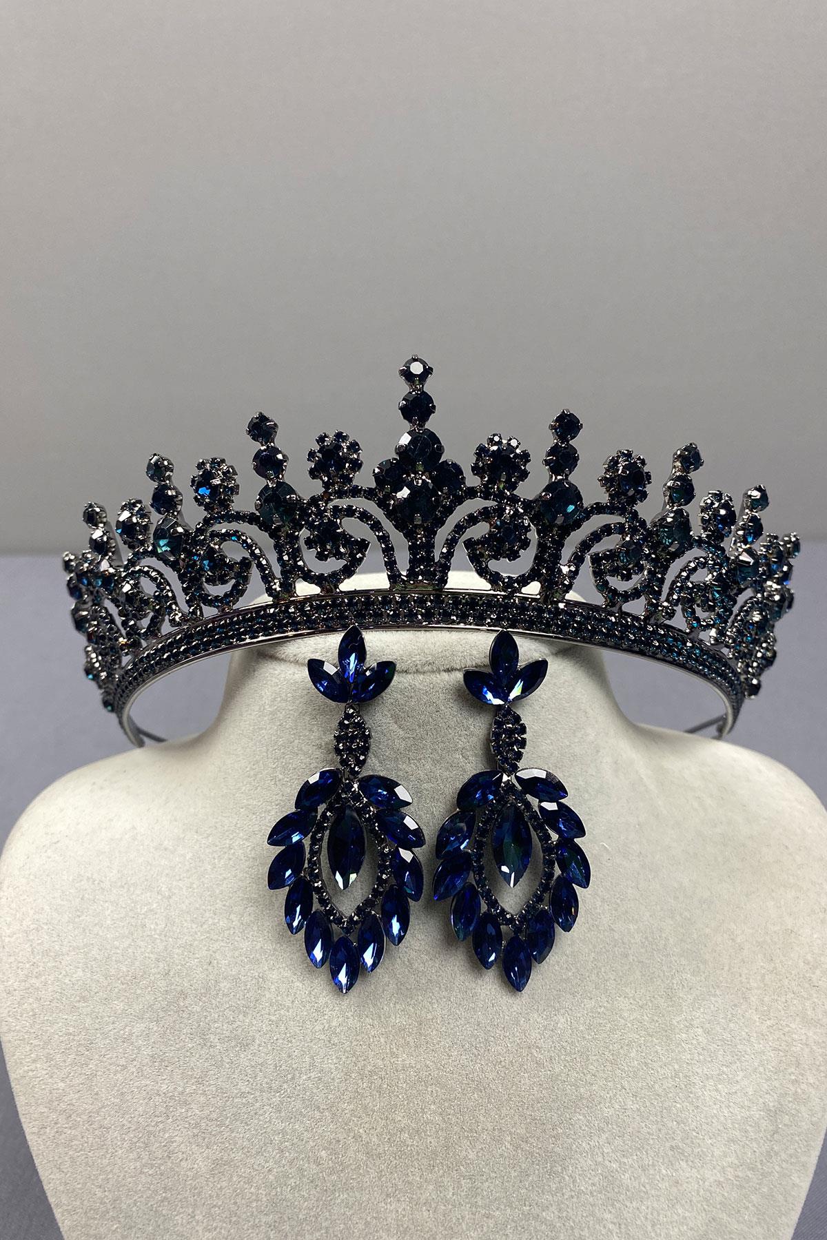 Hera Gelin Kına Tacı Ve Mekikli Küpesi