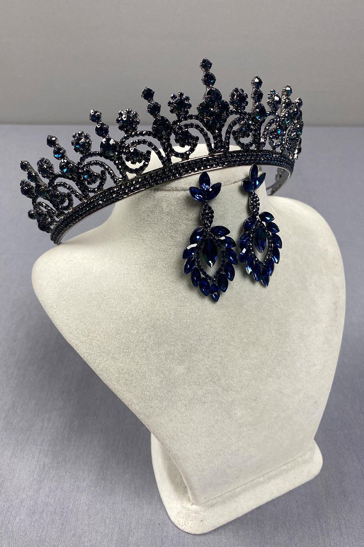 Hera Gelin Kına Tacı Ve Mekikli Küpesi