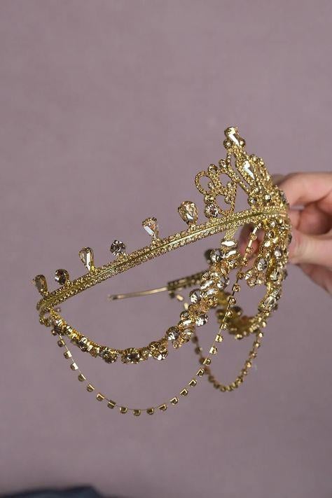 Hürrem Saçaklı Alınlık Gelin Kına Tacı