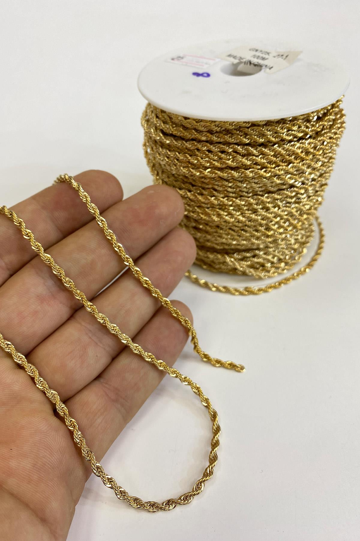 Fine Braided Jewelry Necklace And Bracelet Chain