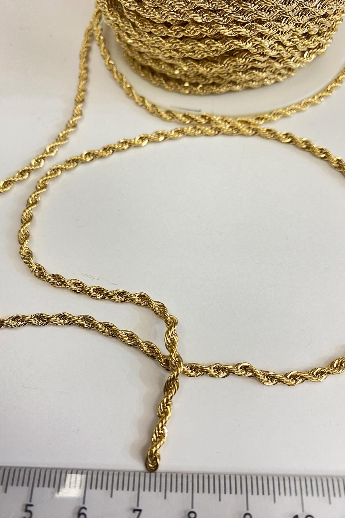 Fine Braided Jewelry Necklace And Bracelet Chain