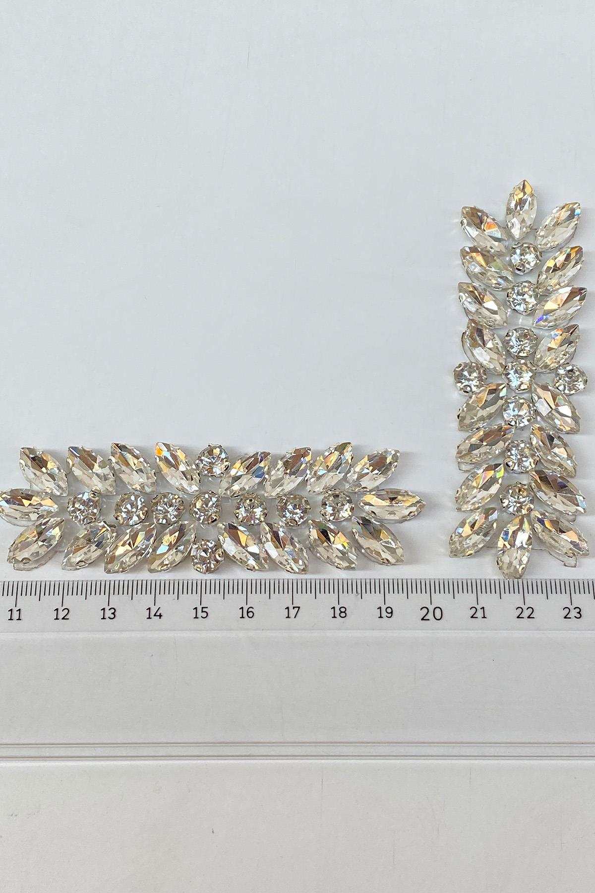 Thin Iron-on Shiny Stone Wall Sconce