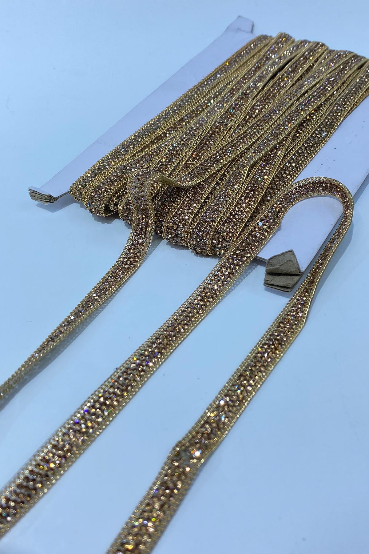 Thin Chain Iron-On Strip Applique
