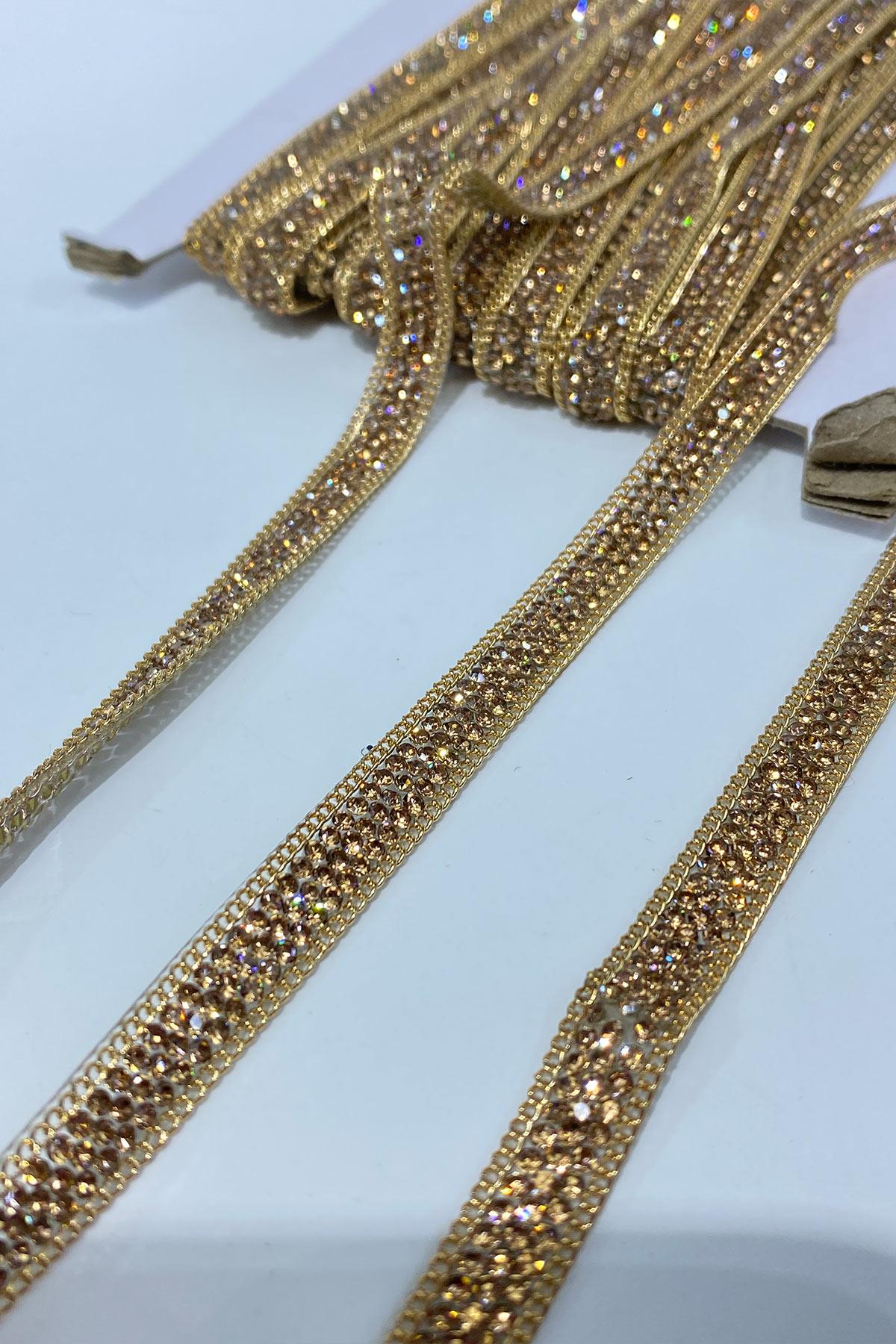 Thin Chain Iron-On Strip Applique