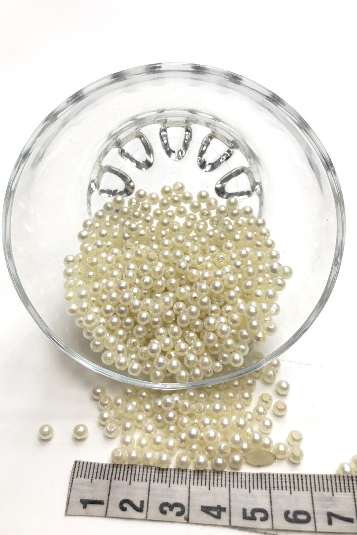 İnci Boncuk Plastik 3 mm