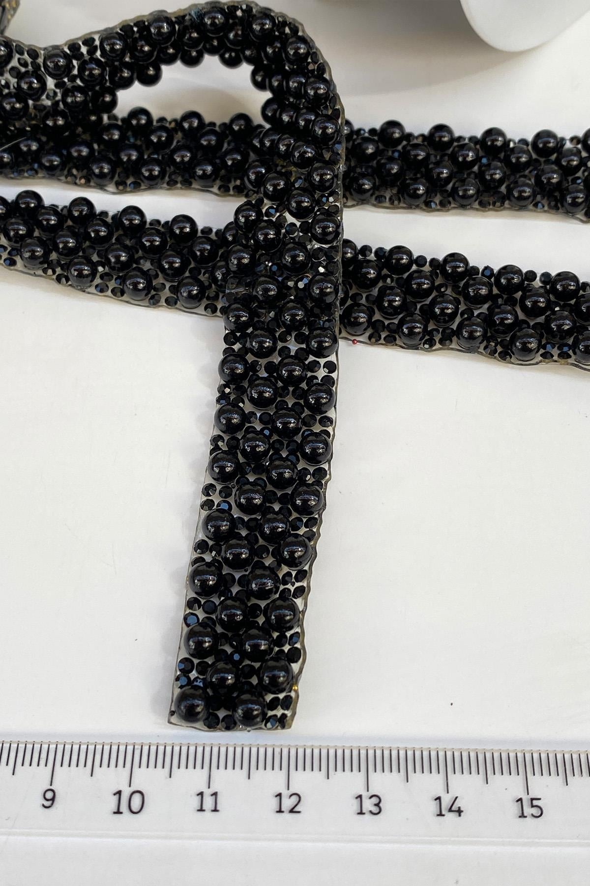 Pearl Beaded Iron-on Stone Strip Sconce
