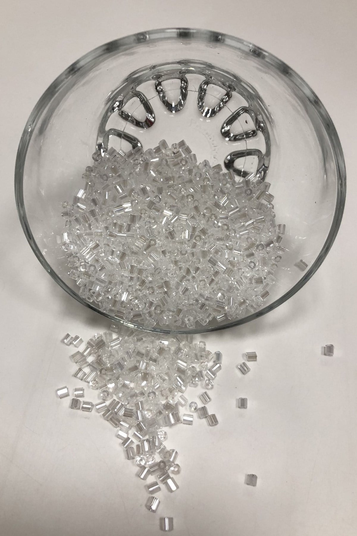 Cut Beads White Color 50 gr