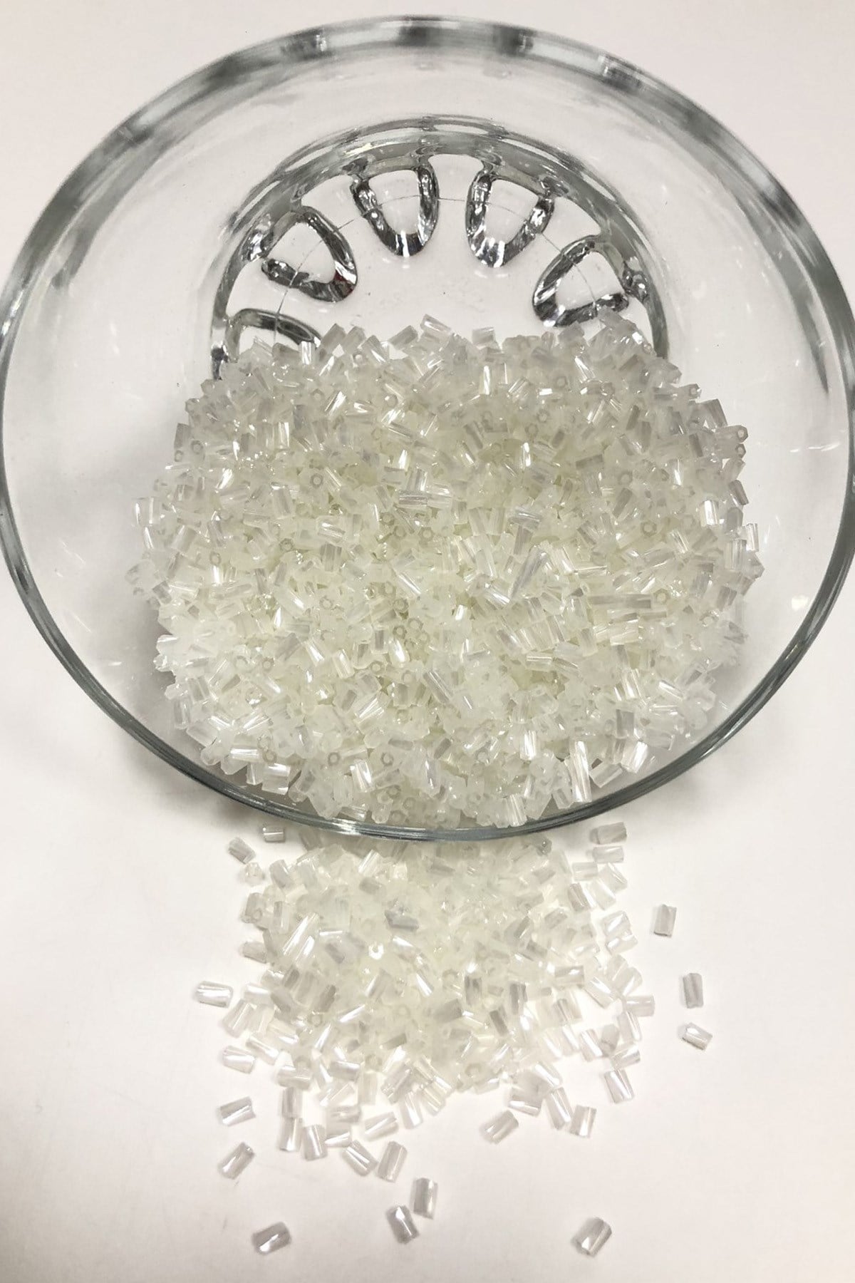 Cut Twisted Beads Cream Color 50 gr