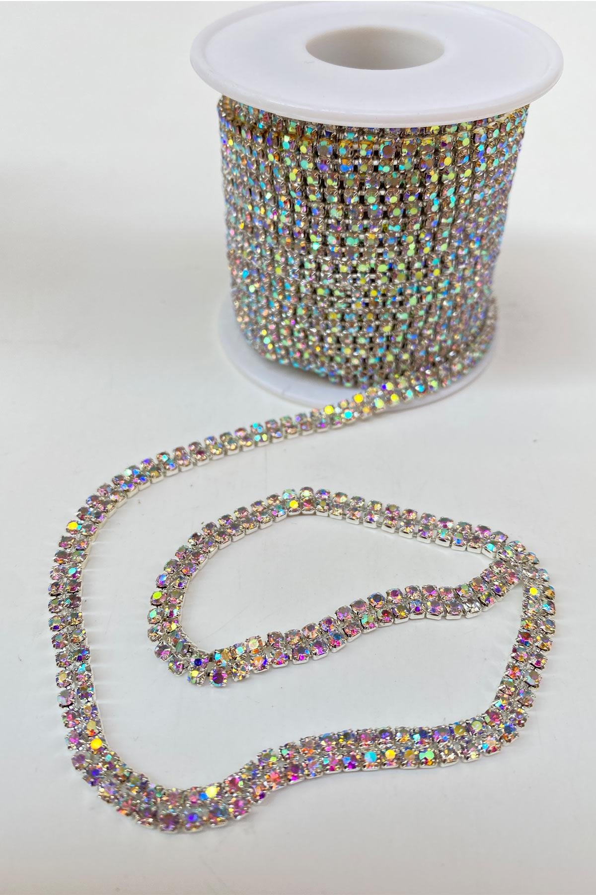 Shiny 3 Row Beyoğlu Strip Stone Beads with Janjan
