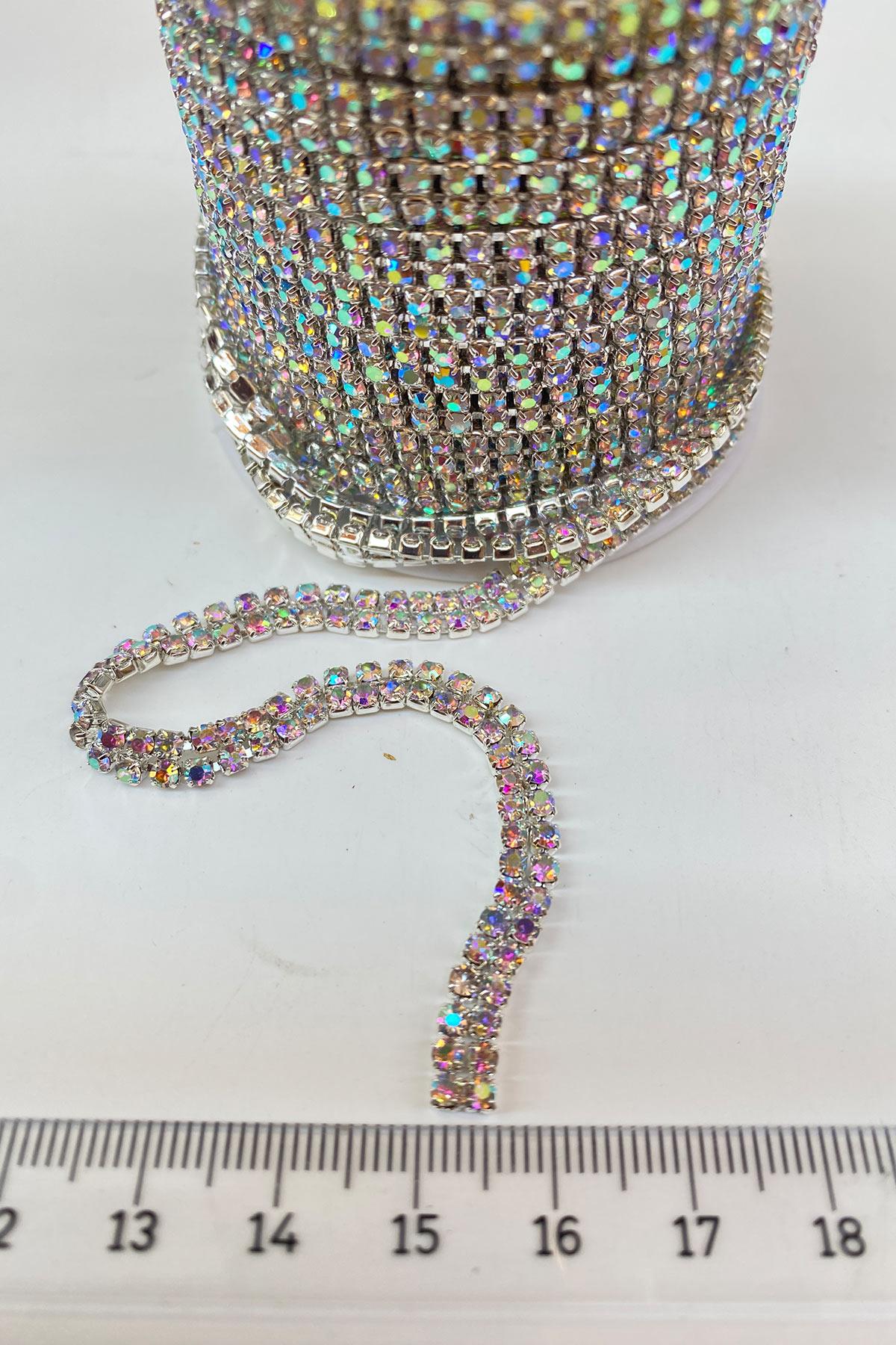 Shiny 3 Row Beyoğlu Strip Stone Beads with Janjan