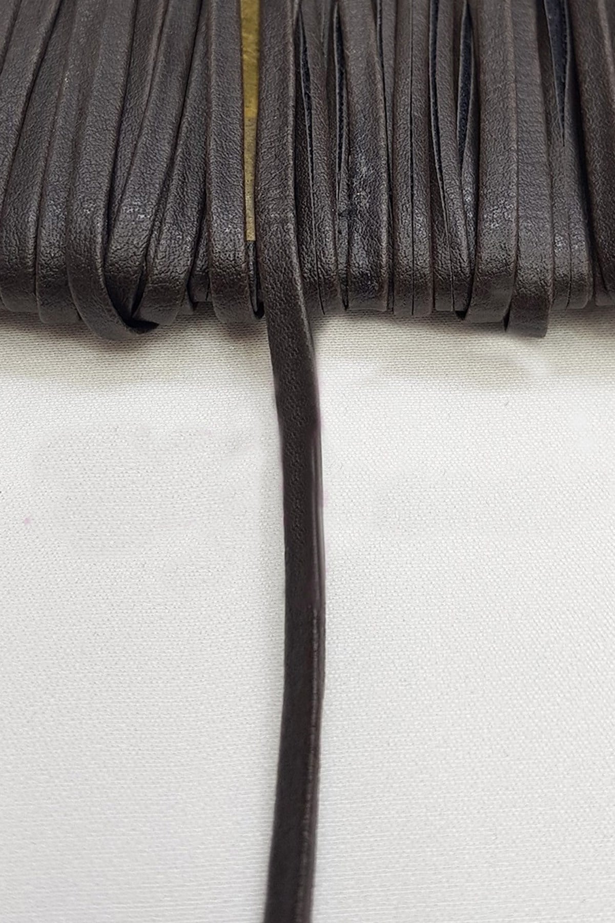 Brown Leather Strip 0.5 cm