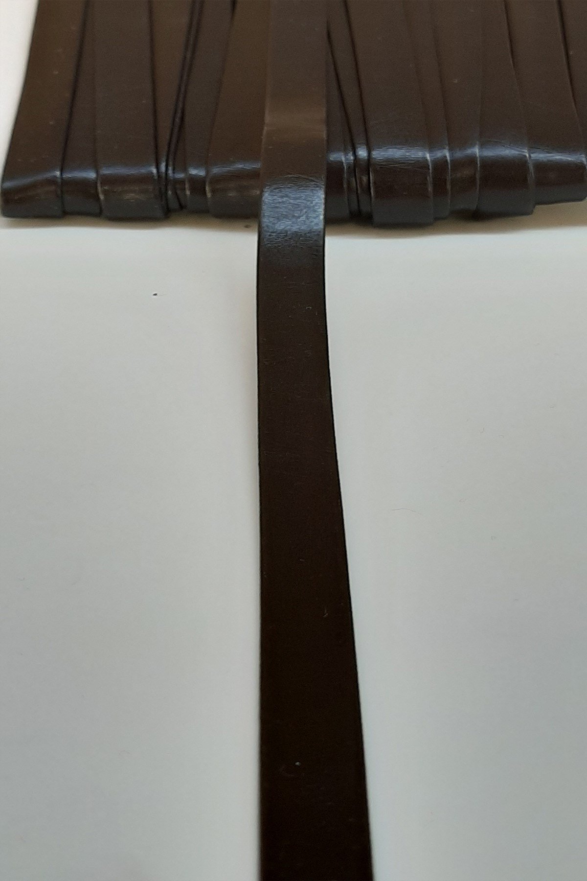 Kahve Deri Şerit 1,5 Cm