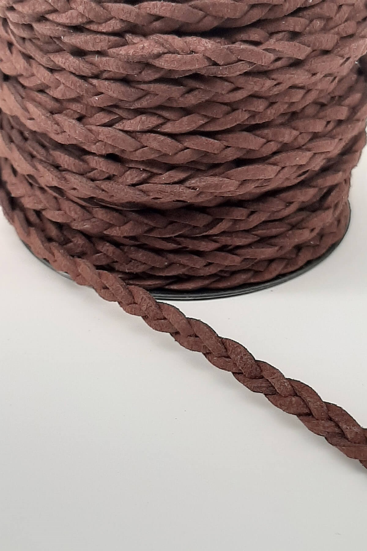 Brown Suede Knitting Rope