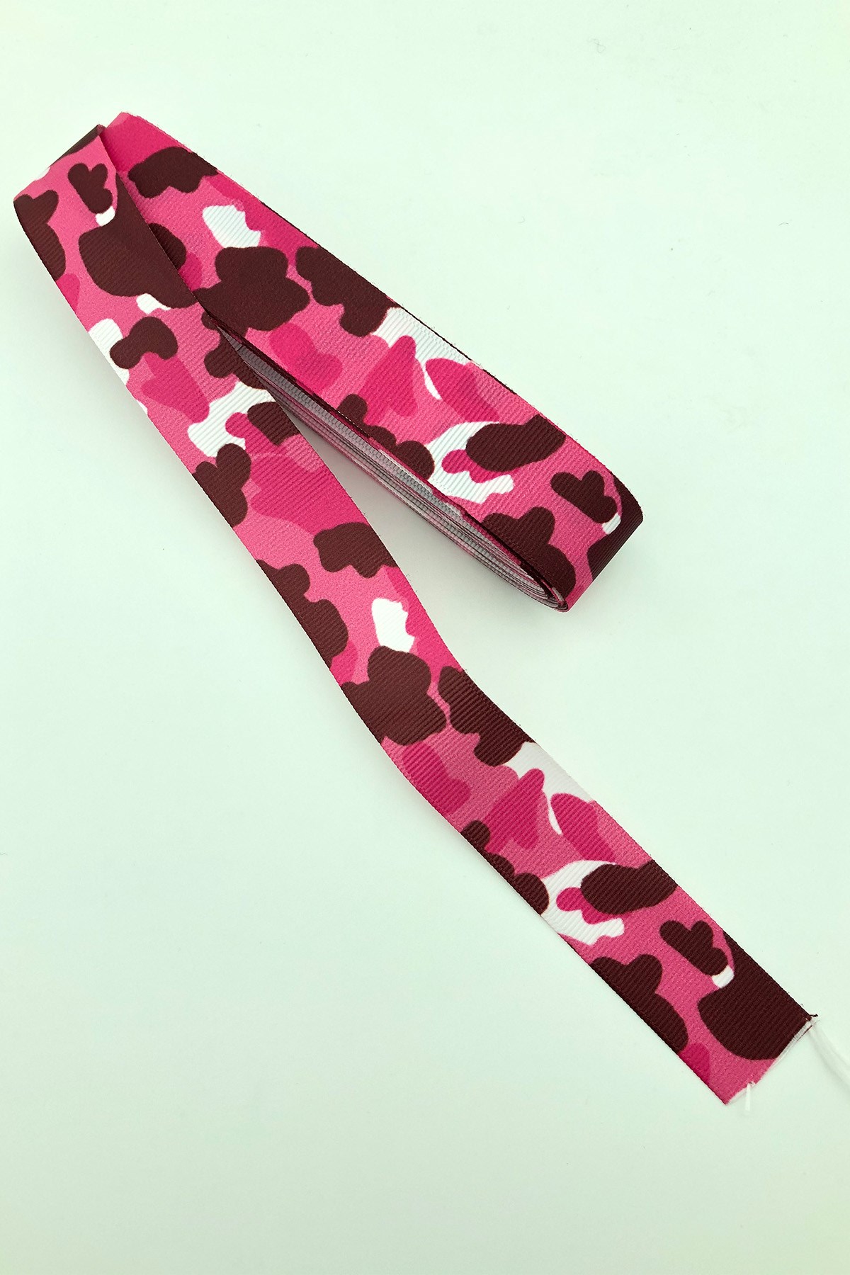 التمويه مطبوعة Grosgrain الشريط