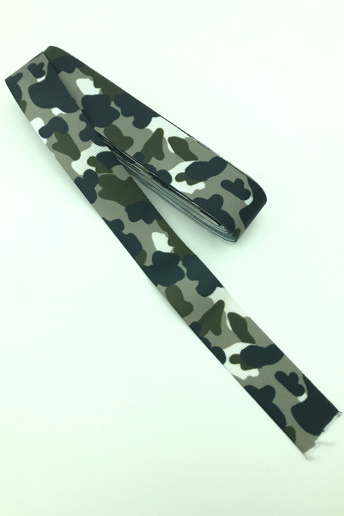 التمويه مطبوعة Grosgrain الشريط