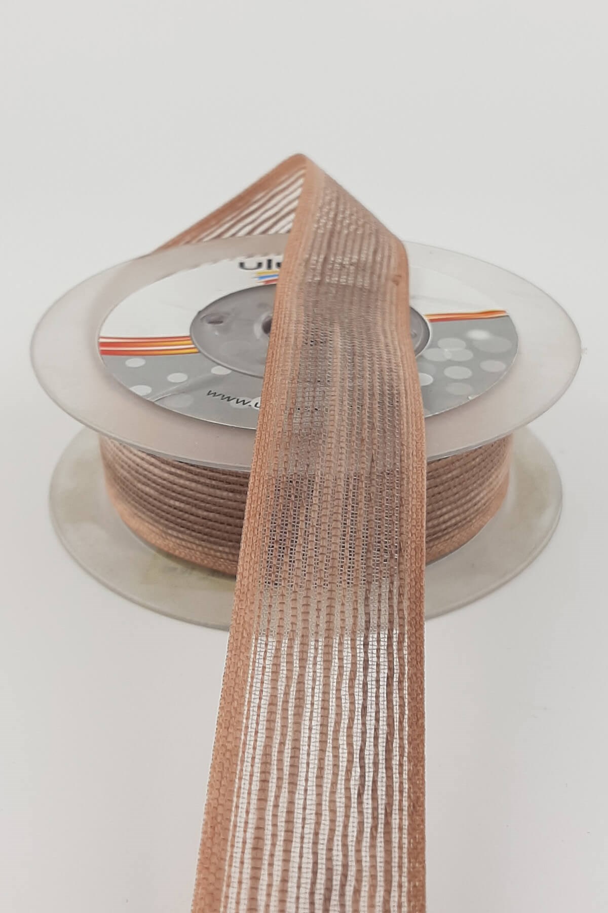 Linen Effect Ribbon 10 mt 2.5 cm