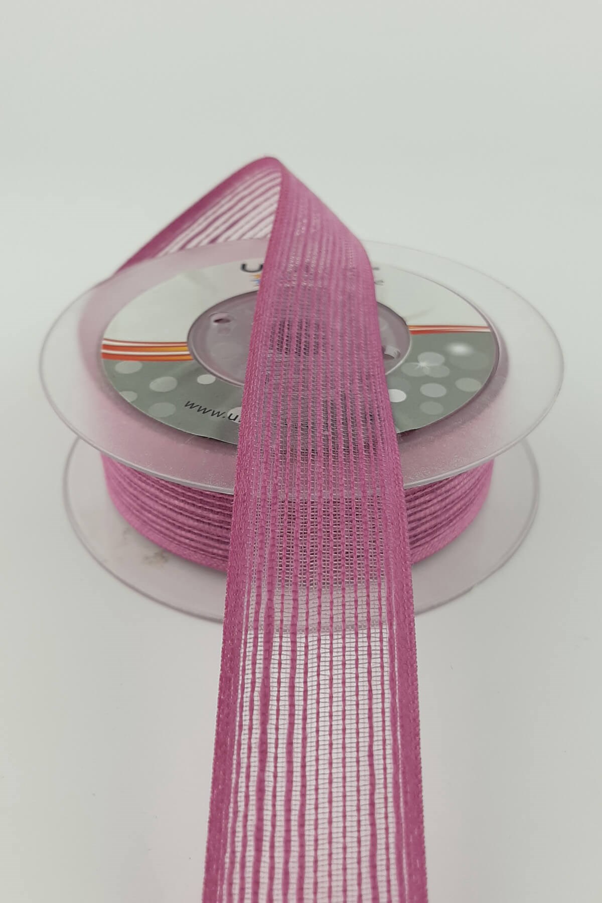 Linen Effect Ribbon 10 mt 2.5 cm