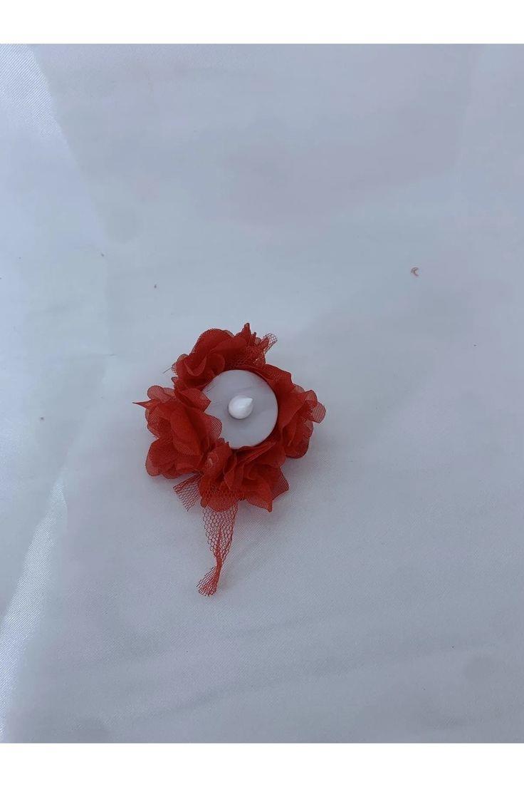 Kına Geceleri Için 12 Adet Kına Mumu Kırmızı Lazer Kesimli Ledli (EL MUMU)