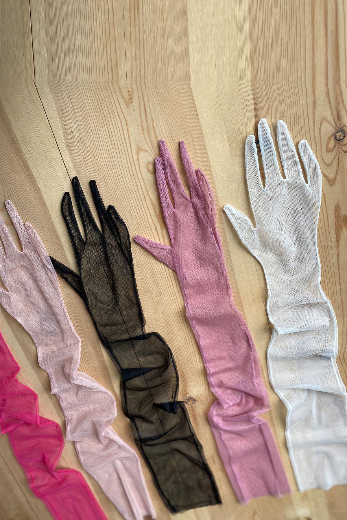 Off White Long Elegant Bridal Gloves Tulle Gloves Wedding/Wedding/Party Gloves