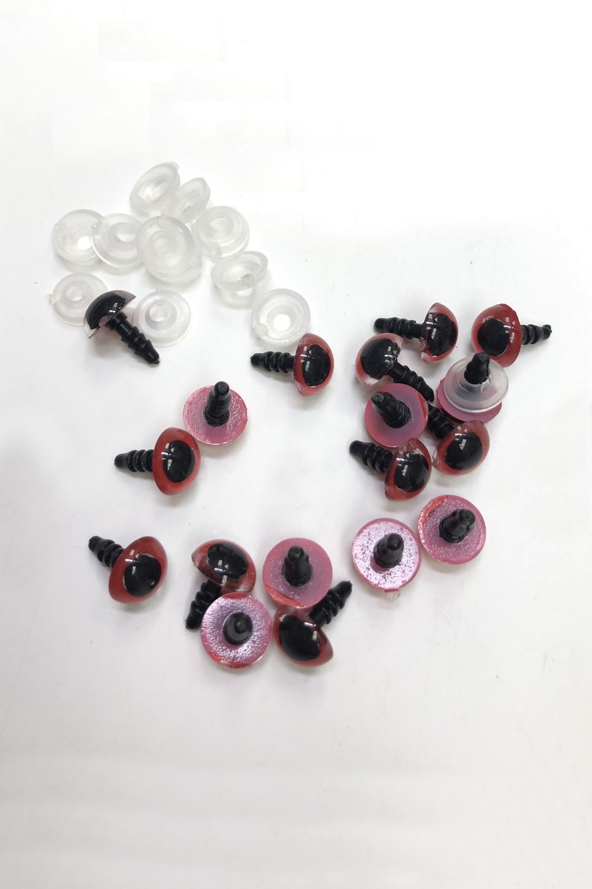 Red Amigurumi Screw Eye