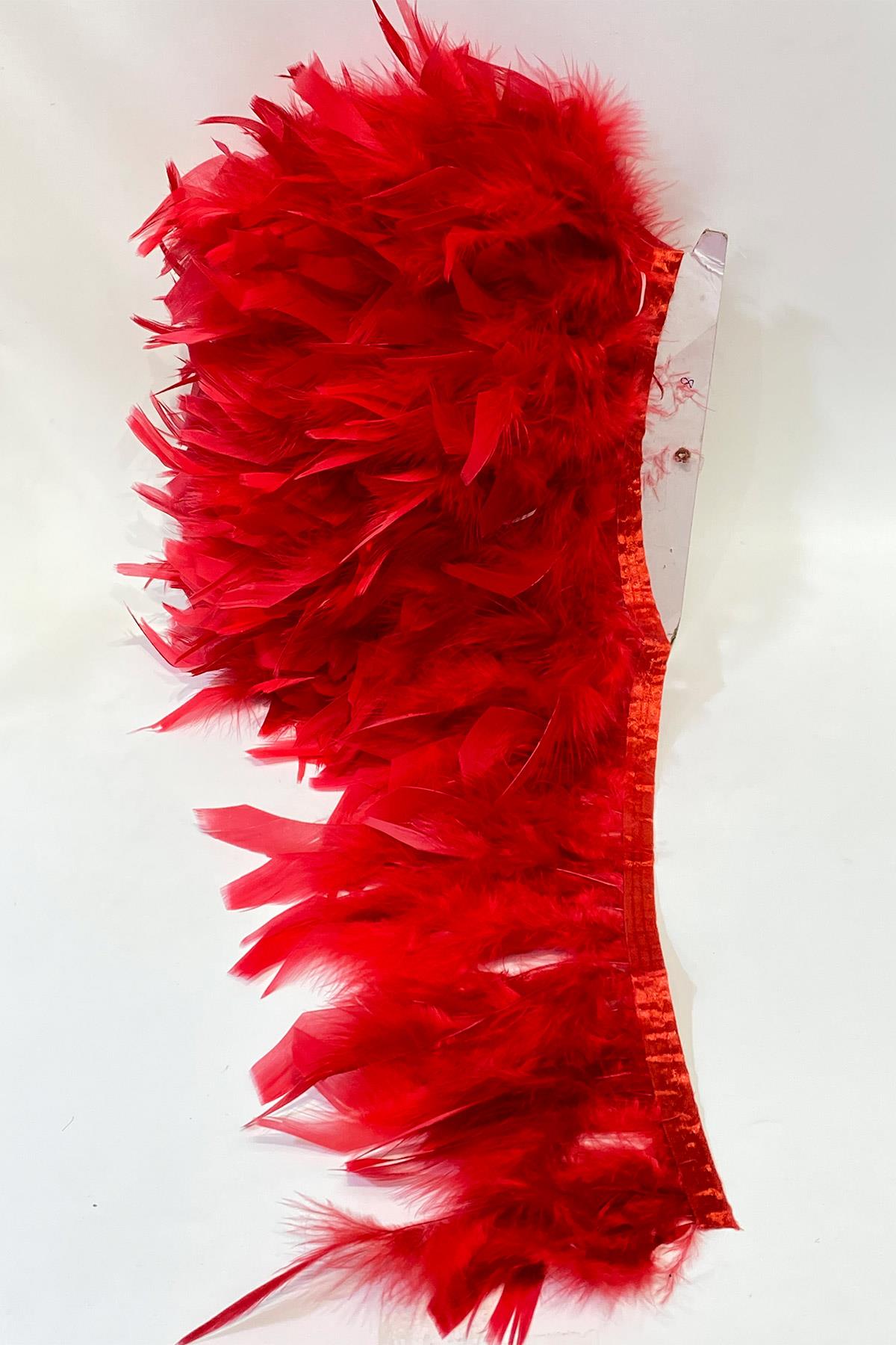 Red Goose Feather Otriş Ribbed Strip Feather