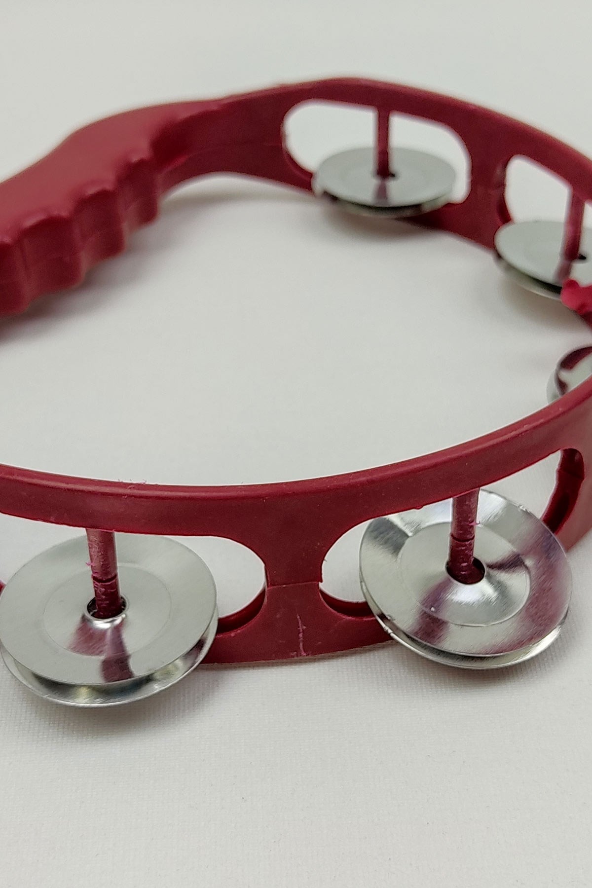 Red Henna Tambourine 1 Piece