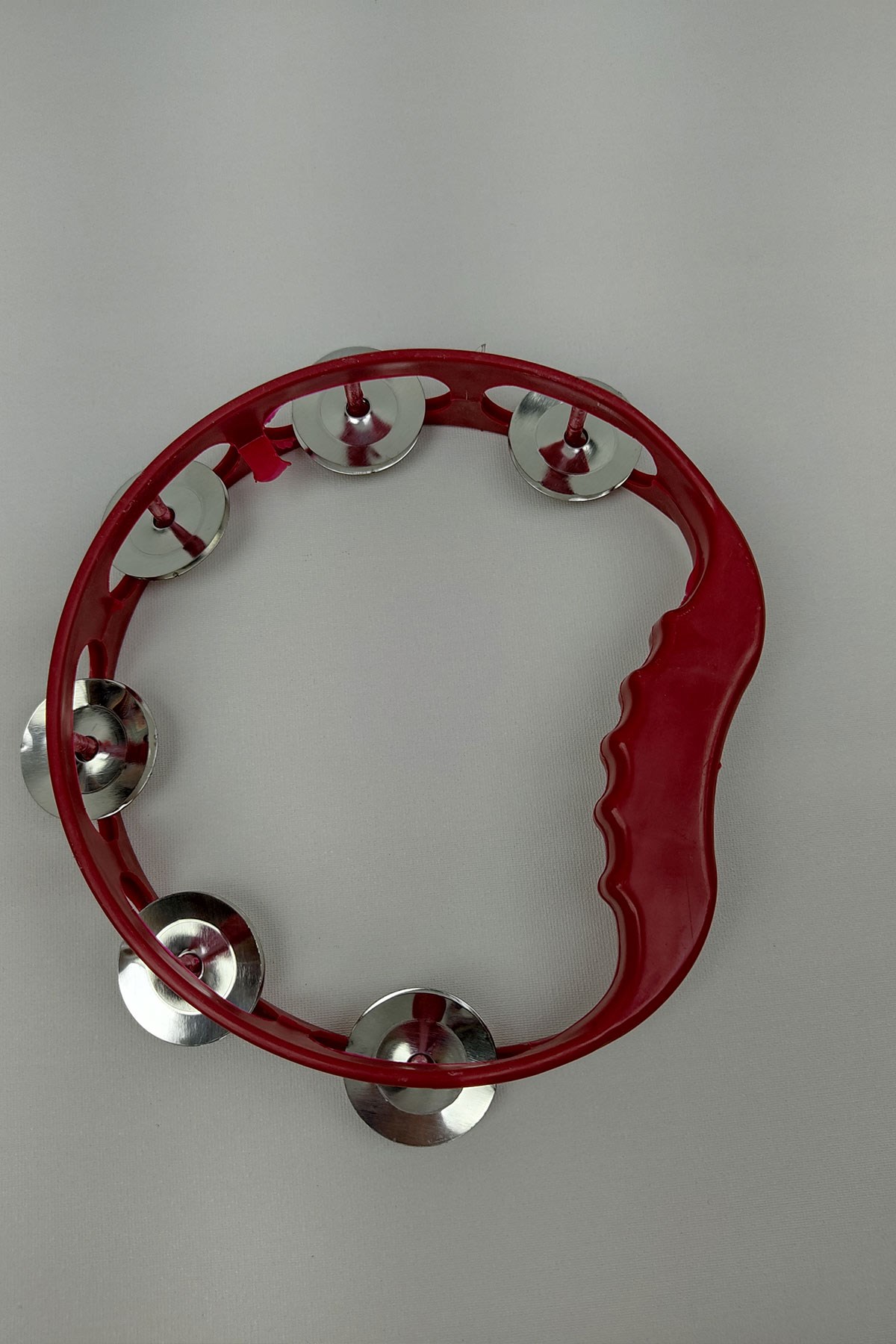 Red Henna Tambourine 1 Piece