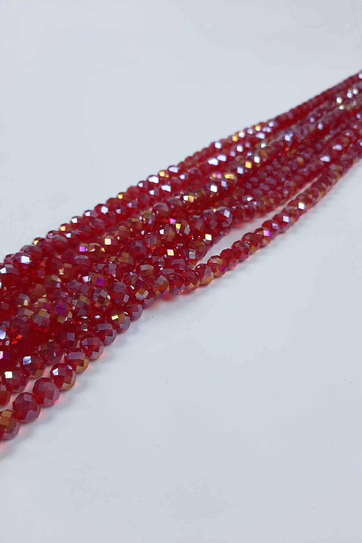 Red Crystal Beads 8 mm