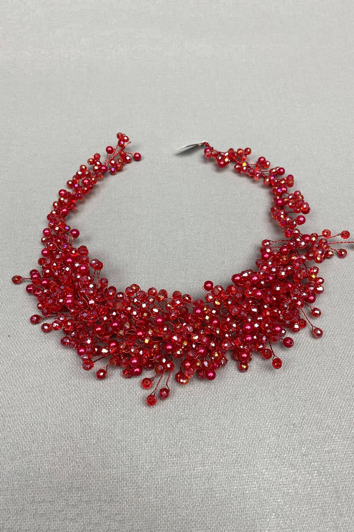 Red Lisa Model Bride Henna Crown