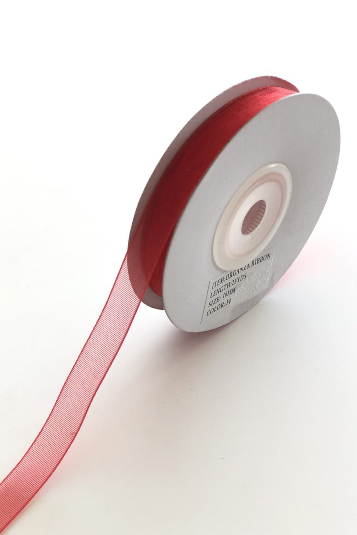 Kırmızı Organze Kurdele 1 cm 