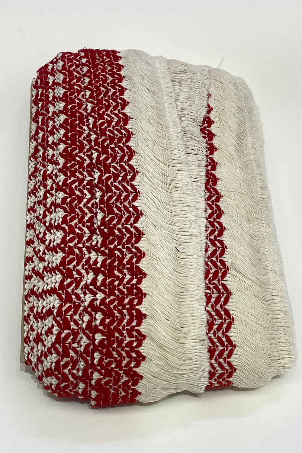Red Cotton Tassel Fringe