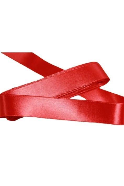 Kırmızı Saten Kurdele Şerit – 3cm 5 Metre Saten Kurdele