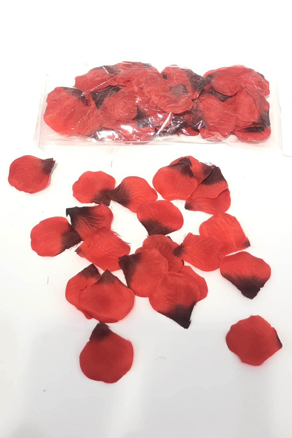 Red Artificial Rose Leaf
