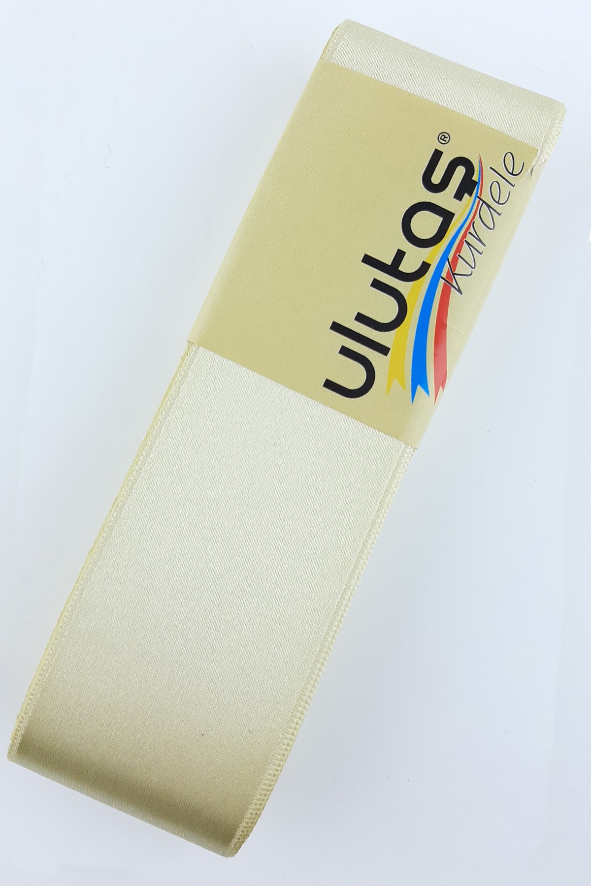 Dark Beige Satin Ribbon 4 cm 10 m