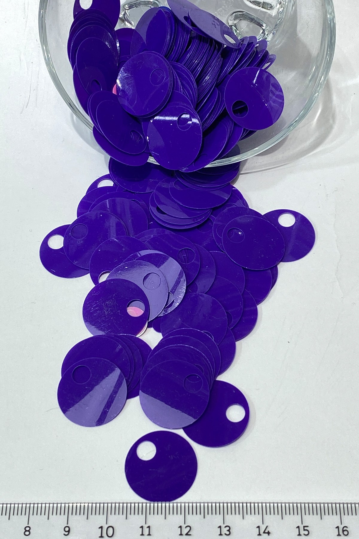 Dark Purple Booties and Bag Washer 20 mm
