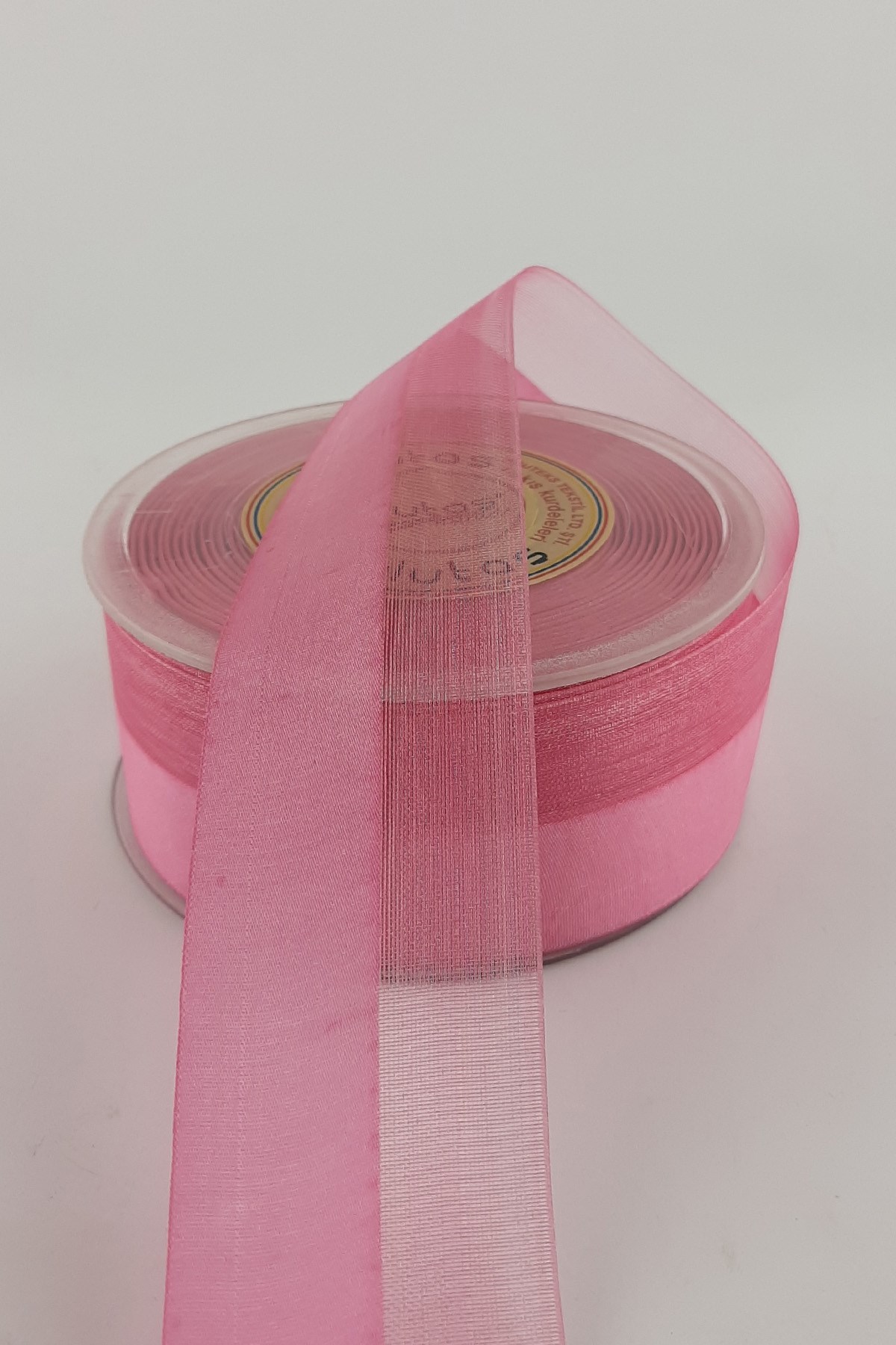 Koyu Pembe Su Yolu Kurdele 4 cm