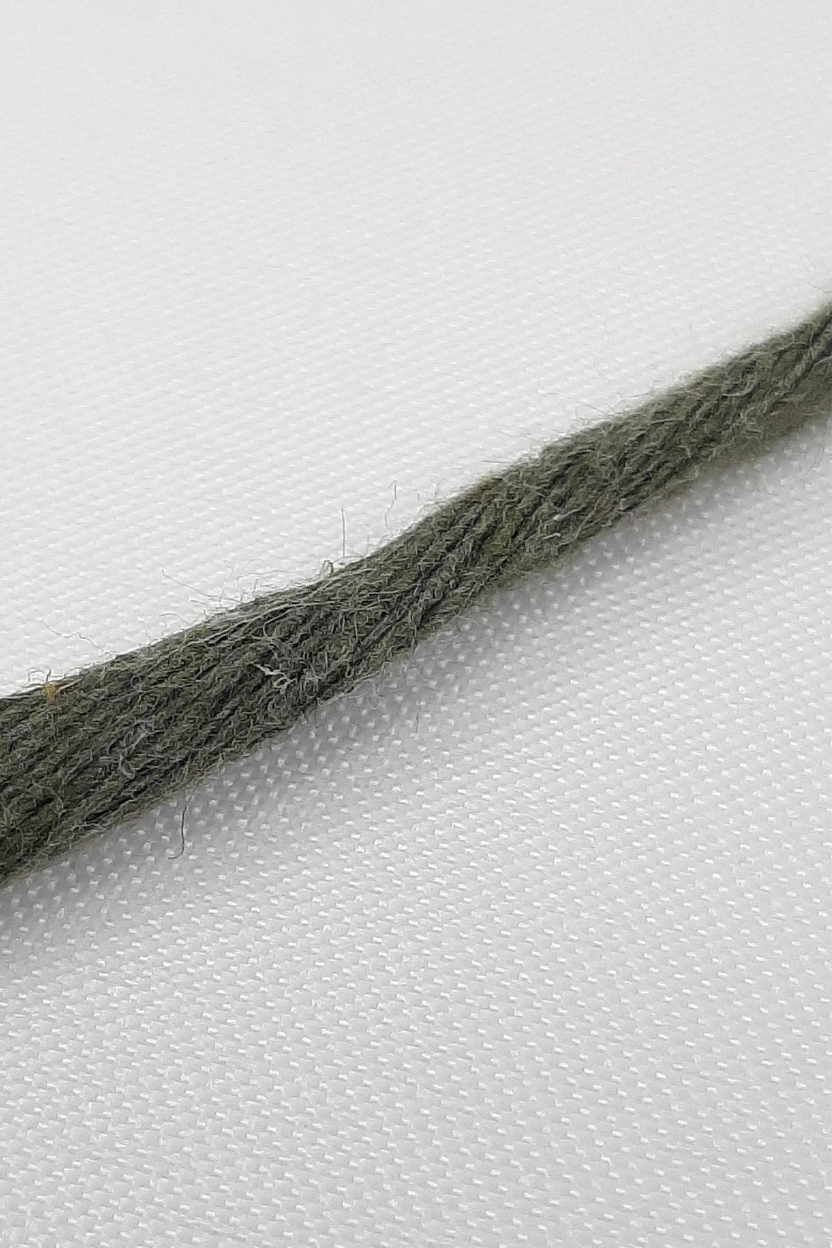 حبل مكرميه ملتوي ناعم أخضر غامق 100 متر