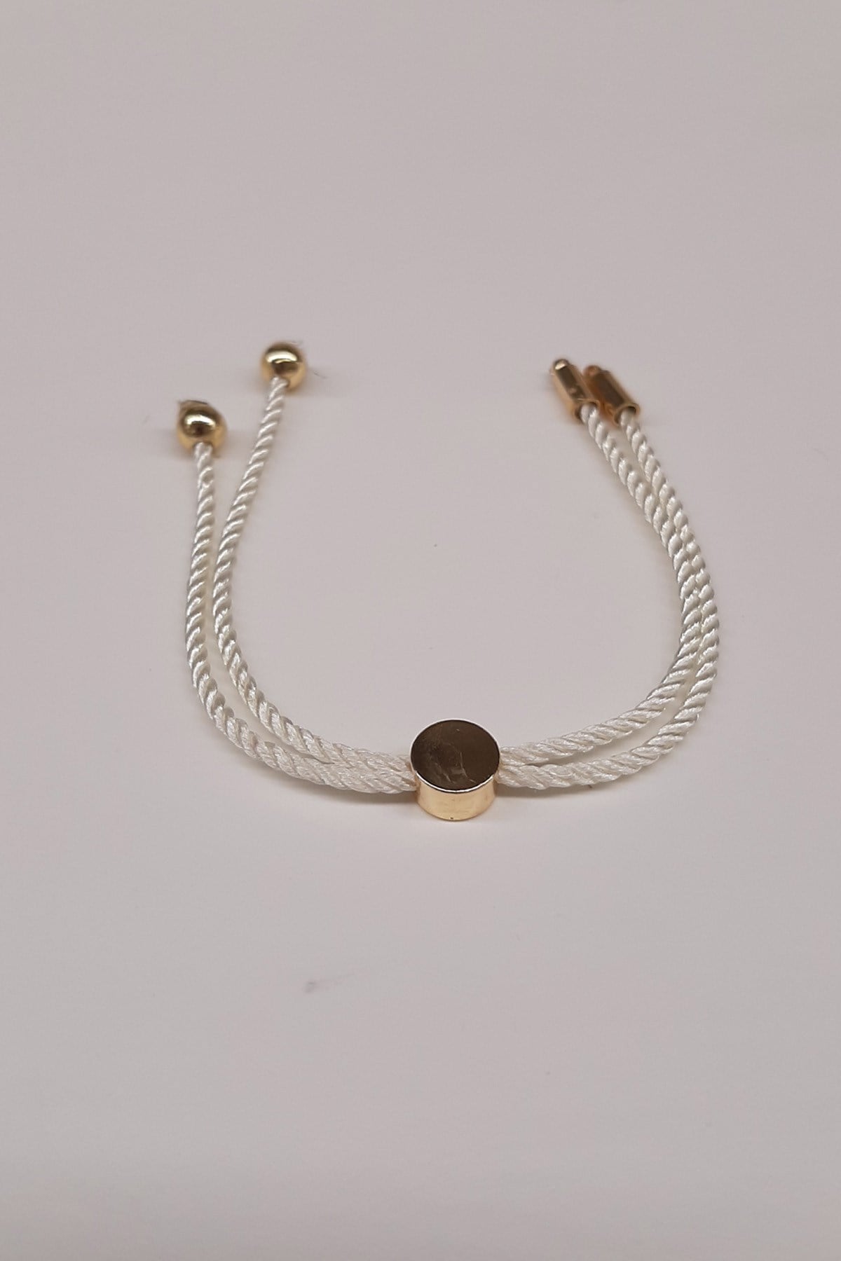 Krem Asansörlü Bileklik İpi