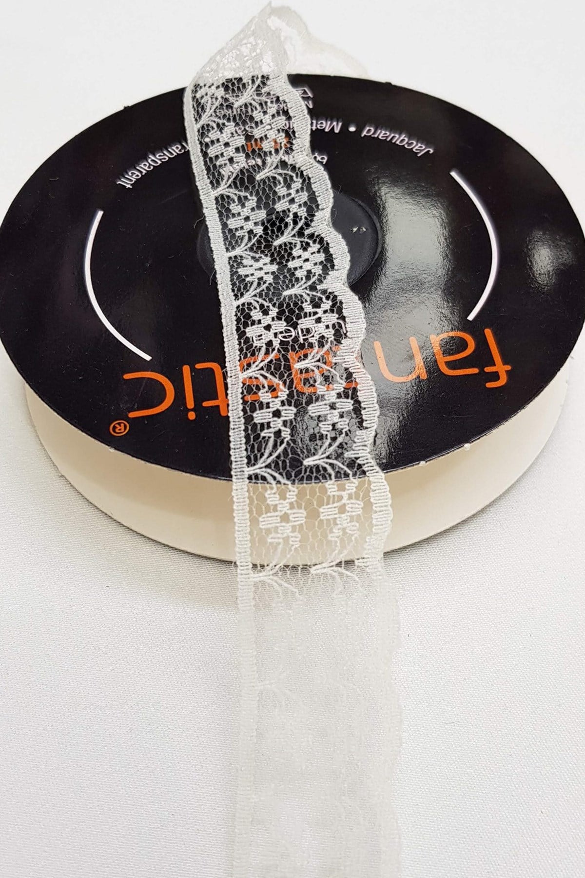 Krem Dantel Kurdele 2,5 cm