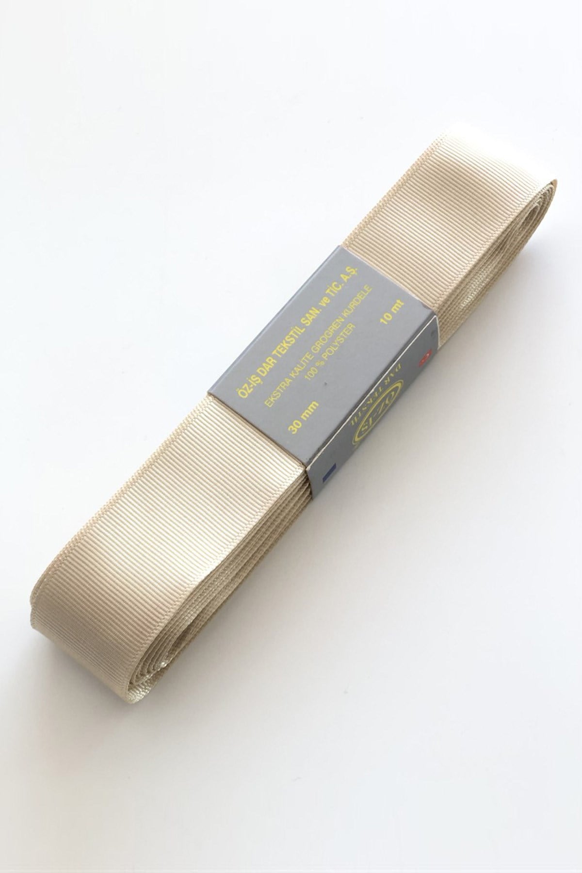 Krem Grogren Kurdele 3 cm 10 mt