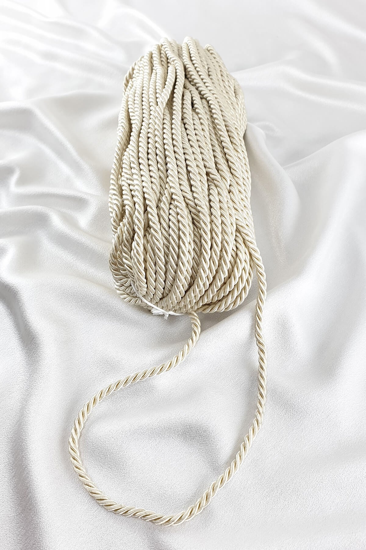 Cream Cord Rope 8 Mm