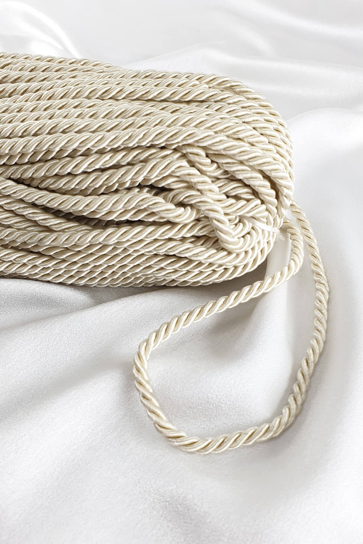 Cream Cord Rope 8 Mm