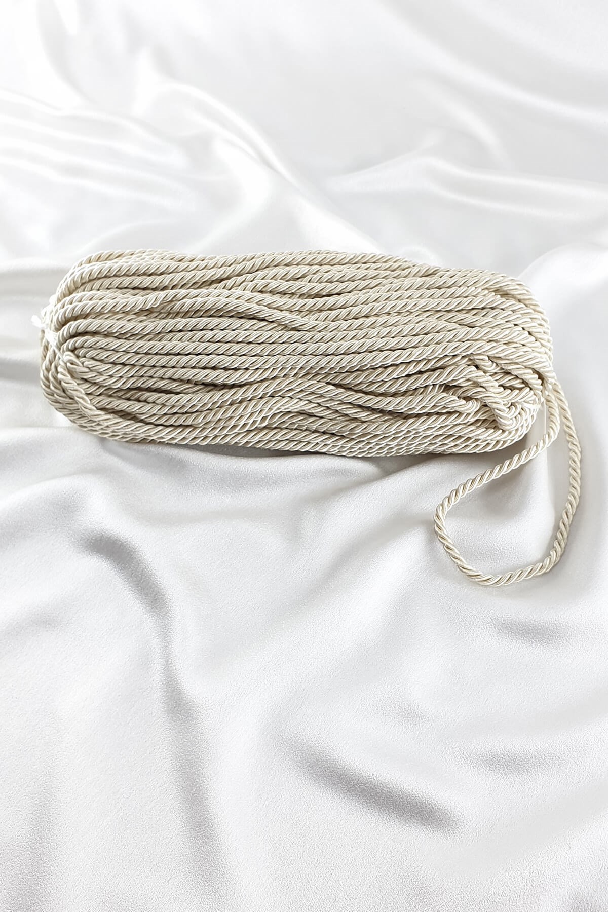 Cream Cord Rope 8 Mm