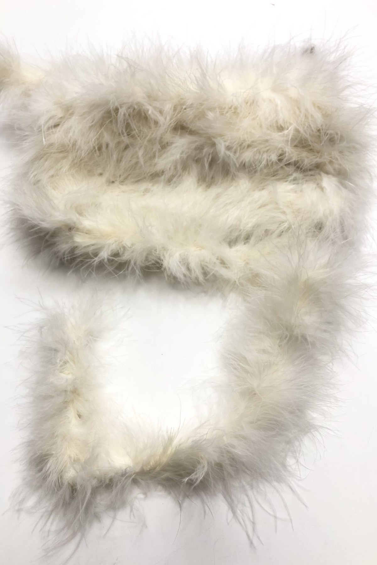 Cream Fox Hair Thick 1 mt