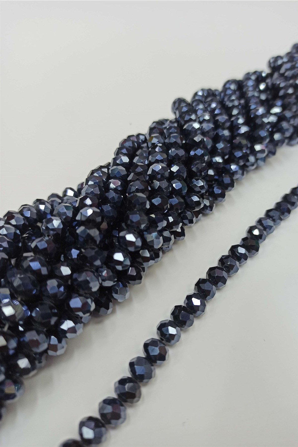 Navy Blue Color Crystal Beads 8 mm