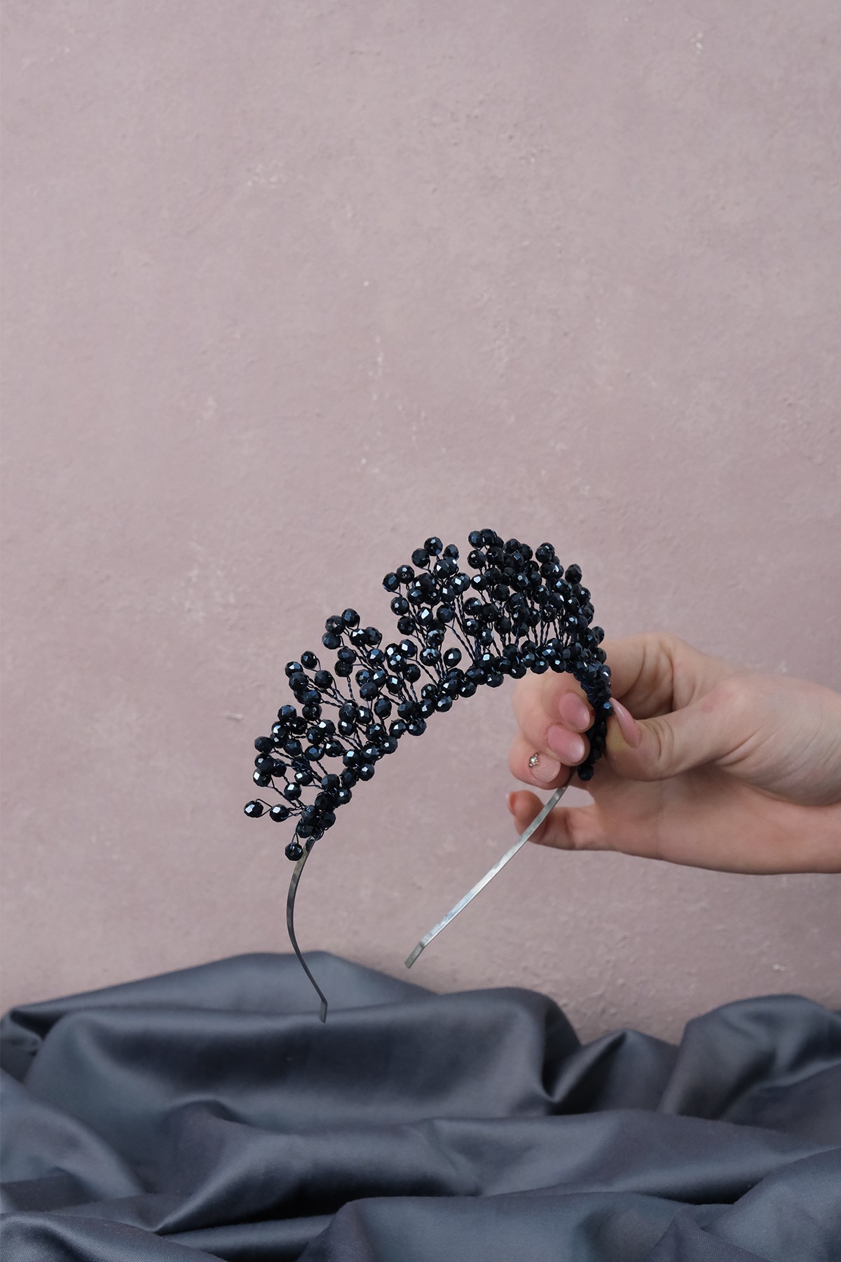 Crystal Beaded Aren Bridal Henna Crown