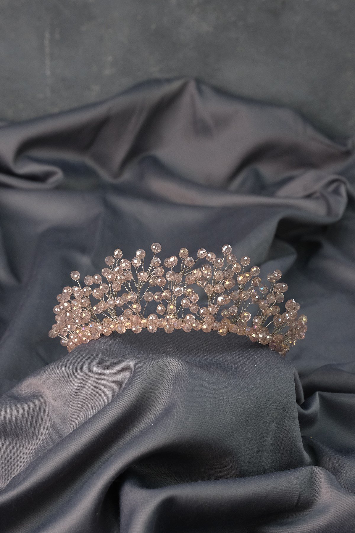 Crystal Beaded Aren Bridal Henna Crown